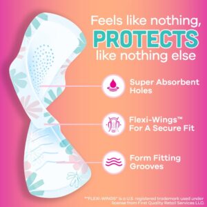 Always Radiant Teen Pads with Wings, Size 1, Regular Absorbency, 28 CT - Image 19