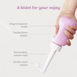 Frida Mom Upside Down Peri Bottle for Cleansing after Birth, + Travel Bag, 1 Ct - Image 3