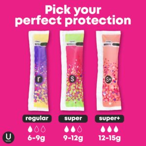 U by Kotex Click Compact Tampons, Super Plus, Unscented, 32 Count - Image 3