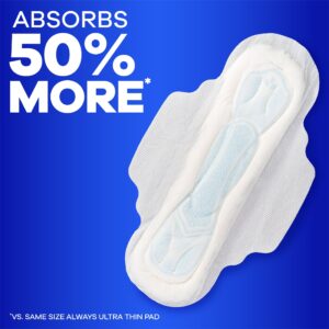 Always Maxi Pads with Wings, Size 2, Long Super Absorbency, 60 CT - Image 3