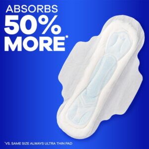 Always Maxi Pads with Wings, Size 2, Long Super Absorbency, 60 CT - Image 12