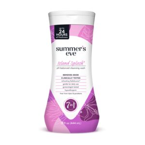 Summer’s Eve Island Splash Daily Feminine Wash, Removes Odor, pH Balanced, 15 fl oz - Image 14