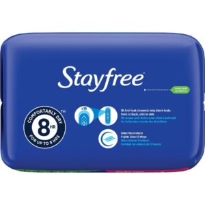 Stayfree Maxi Super Pads Wingless, Unscented, 66 Ct, Absorbs 30% More, Multi-Fluid Absorption, Comfortably Dry for up to 8 Hours - Image 4