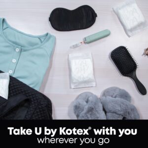 U by Kotex Clean & Secure Overnight Maxi Pads, 40 Count