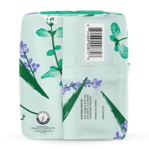 Honey Pot 100% Organic Cotton Cover Cooling Herbal Infusion Regular Pads, 20 Count - Image 14