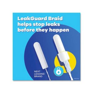 Tampax Pearl Tampons, with LeakGuard Braid, Regular Absorbency, Unscented, 18 Count - Image 19