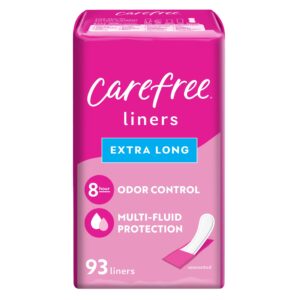 Carefree Panty Liners, Extra Long, 93 Count - Image 11