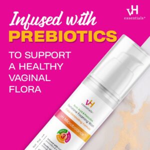 vH Essentials Feminine Foaming Wash with Boric Acid & Prebiotics, Odor Eliminating pH-Balanced Daily Cleanser with Lavender and Chamomile, 5 fl oz - Image 4