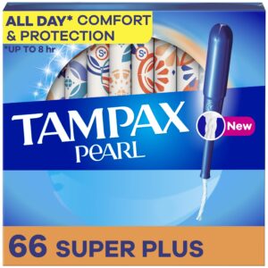 Tampax Pearl Tampons with LeakGuard Braid, Super Plus Absorbency, 36 Count - Image 37