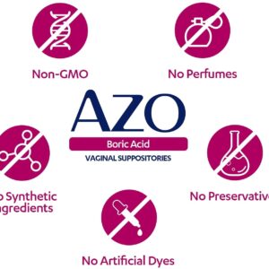 AZO Boric Acid Vaginal Suppositories for Odor Control, HSA/FSA Eligible, 30 Count - Image 7