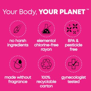 U by Kotex Click Compact Tampons, Super Plus, Unscented, 45 Count - Image 8