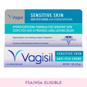 Vagisil Anti-Itch Vaginal Cream, Maximum Strength, Sensitive Skin, 1 oz. - Image 8