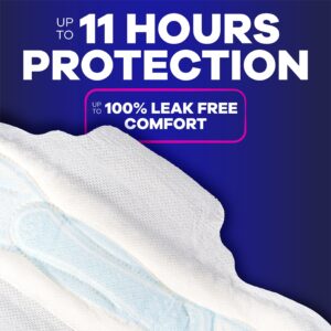 Always Maxi Overnight Pads with Wings for Women, Size 4, Overnight Absorbency, Unscented, 72 Count - Image 4