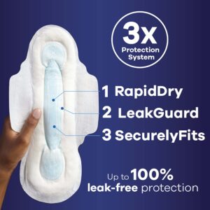 Always Maxi Overnight Pads with Wings for Women, Size 4, Overnight Absorbency, Unscented, 72 Count - Image 12