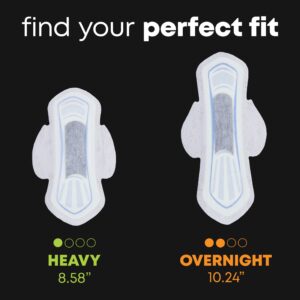 U by Kotex Balance Sized for Teens Ultra Thin Pads with Wings, Heavy Absorbency, 40 Count - Image 4