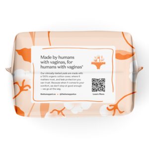 Honey Pot 100% Organic Cotton Comfort Cover Regular Pads, 20 Count - Image 7
