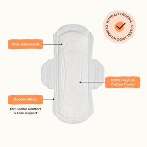 Honey Pot 100% Organic Cotton Comfort Cover Regular Pads, 20 Count - Image 12