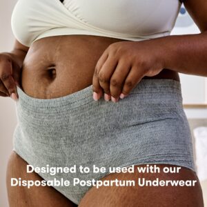 Frida Mom Postpartum Catch-All Feminine Pads for Maximum Absorbancy, Disposable Postpartum Underwear Alternative for Women, 18 Count - Image 6