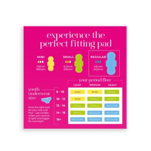Pinkie Teen Pads, Organic Cotton, Regular (18 Count) - Image 5