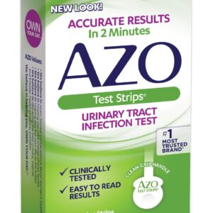 AZO Urinary Tract Infection (UTI) At-Home Test Strips, Clinically Tested, Clean Grip Handle, 3 Count - Image 6