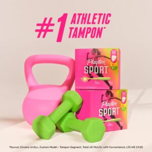 Playtex Sport Tampons Regular Absorbency, Fragrance-Free - 48ct - Image 7