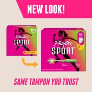 Playtex Sport Tampons Regular Absorbency, Fragrance-Free - 48ct - Image 10