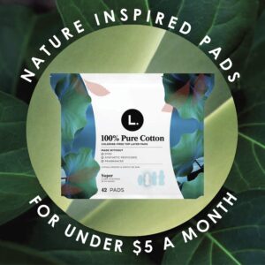 L. Ultra Thin Pads, Super Absorbency, 42 Ct, 100% Pure Cotton Top Layer - Image 8