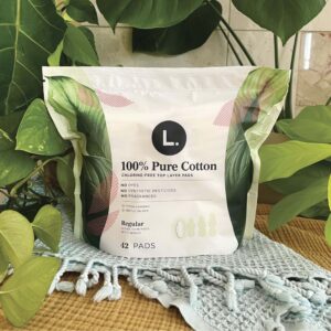 L. Ultra Thin Pads, Super Absorbency, 42 Ct, 100% Pure Cotton Top Layer - Image 10