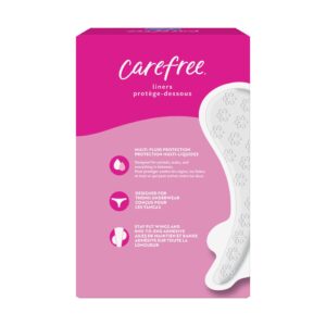 CAREFREE® Regular Thong Panty Liners With Wings, Flat, Unscented, 49 Ct - Image 6