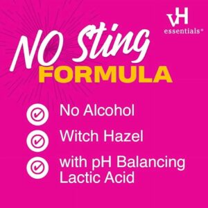 vH Essentials Personal Cleansing Spray, Alcohol-Free Witch Hazel Formula, Fragrance-Free, pH Balanced Intimate Fresh with Peppermint & Lactic Acid, 4 oz - Image 3