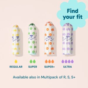 o.b. Original Applicator-Free Tampons, Multi-Pack Regular, Super, & Super Plus Absorbency, 40 CT - Image 11
