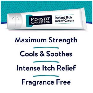Monistat Care Instant Itch Relief Cream-Max Strength - Cools & Soothes, (Packaging may vary), White, 1 Oz - Image 3