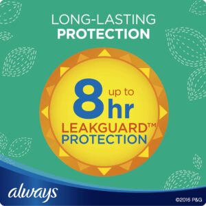 Always Ultra Thin Pads Size 1 Regular Absorbency Unscented with Wings, 96 Count - Image 3