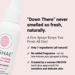 Kushae Natural Feminine Deodorant Spray, 2 Pack - Image 4