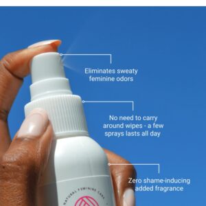 Kushae Natural Feminine Deodorant Spray, 2 Pack - Image 6