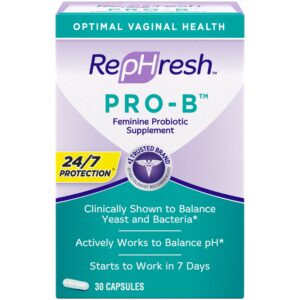 RepHresh Pro-B Probiotic Supplement for Women, 30 Oral Capsules Pack of 2 - Image 3