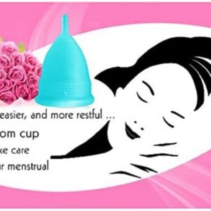 Blossom Menstrual Cup with Wash (Large, Sporty Blue) - Image 7