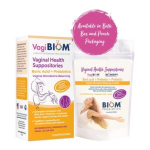 VagiBiom Vaginal Suppositories with Boric Acid, 5 Suppository Pack - Image 5