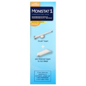 Monistat 1 Day Yeast Infection Treatment, Miconazole Ovule Insert & External Anti-Itch Cream - Image 13