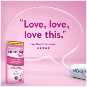 MONISTAT Care Chafing Relief Powder Gel, Anti-Chafe Protection, 1.5 oz, 3 Pack - Image 3