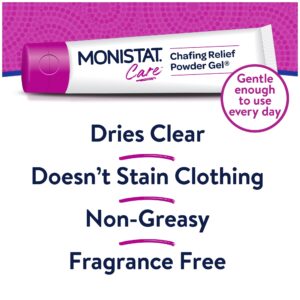 MONISTAT Care Chafing Relief Powder Gel, Anti-Chafe Protection, 1.5 oz, 3 Pack - Image 5