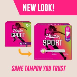 Playtex Sport Tampons, Unscented, Ultra Absorbency, 36 Count - Image 10