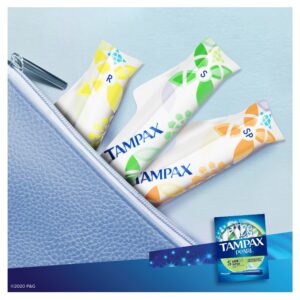 Tampax Pearl Tampons Super Absorbency with LeakGuard Braid, Unscented, 8 Count - Image 7