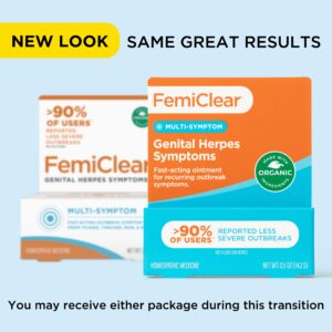 FemiClear Genital Herpes Multi-Symptom Relief Ointment - 0.5oz - Image 11