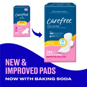 Carefree Ultra Thin Pads with Wings, Regular Absorbency, 28 Ct - Image 5
