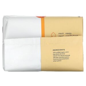 The Honey Pot Company 100% Organic Cotton Cover Heavy Flow Overnight Pads, 16 Count - Image 5