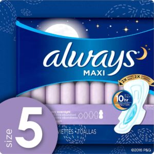 Always Maxi Extra Heavy Overnight Pads, Unscented, 54 Ct - Image 3