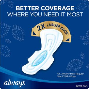 Always Maxi Extra Heavy Overnight Pads, Unscented, 54 Ct - Image 4