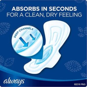 Always Maxi Extra Heavy Overnight Pads, Unscented, 54 Ct - Image 7