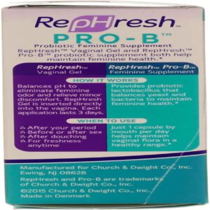 Rephresh Pro-B Probiotic Feminine Supplement Capsule, 30 ct - Image 3